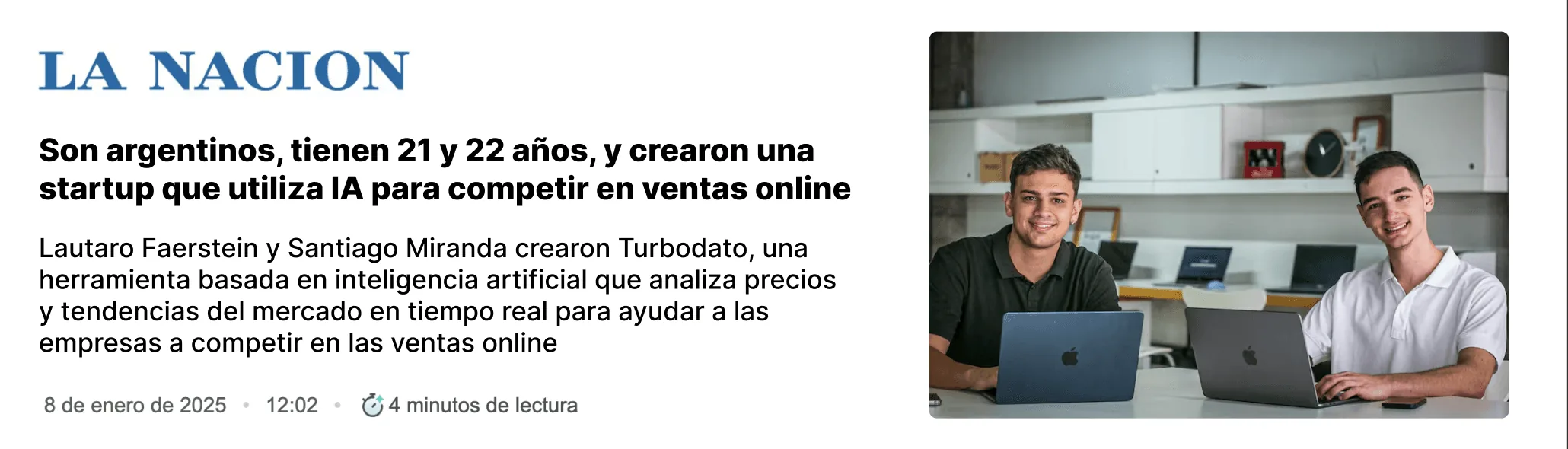 Testimonio de un cliente de Turbodato
